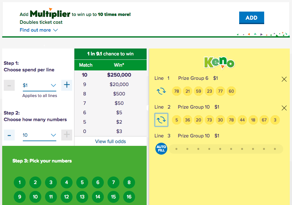 The Official Lotto NZ website